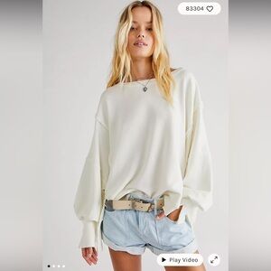 We The Free Oversized Crewneck Sweater